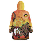 Australia NAIDOC Week Wearable Blanket Hoodie The Next Generation Strength Vision And Legacy