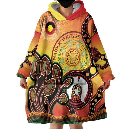 Australia NAIDOC Week Wearable Blanket Hoodie The Next Generation Strength Vision And Legacy