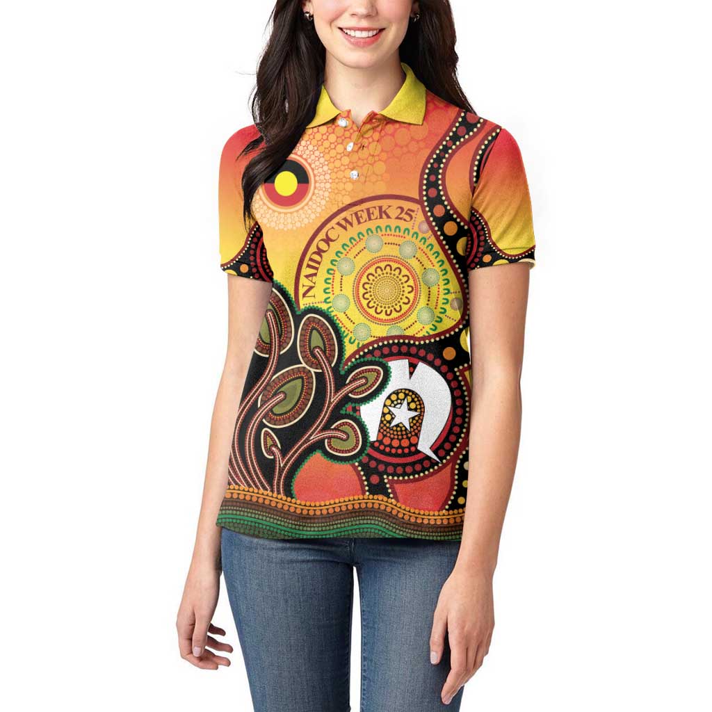 Australia NAIDOC Week Women Polo Shirt The Next Generation Strength Vision And Legacy