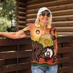 Australia NAIDOC Week Women Polo Shirt The Next Generation Strength Vision And Legacy