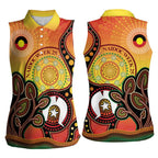 Australia NAIDOC Week Women Sleeveless Polo Shirt The Next Generation Strength Vision And Legacy
