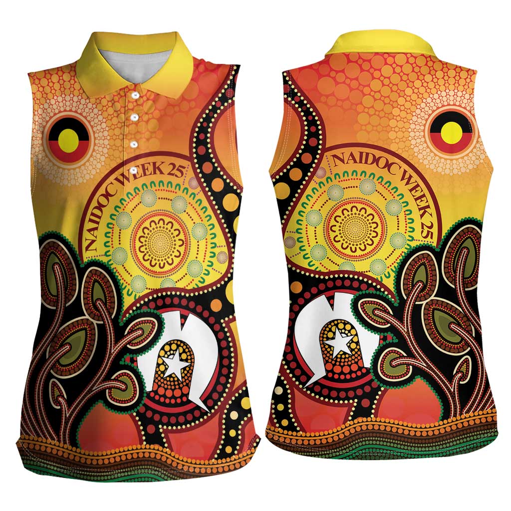 Australia NAIDOC Week Women Sleeveless Polo Shirt The Next Generation Strength Vision And Legacy