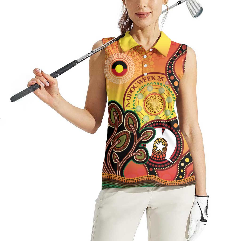 Australia NAIDOC Week Women Sleeveless Polo Shirt The Next Generation Strength Vision And Legacy