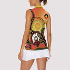 Australia NAIDOC Week Women Sleeveless Polo Shirt The Next Generation Strength Vision And Legacy