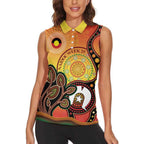 Australia NAIDOC Week Women Sleeveless Polo Shirt The Next Generation Strength Vision And Legacy