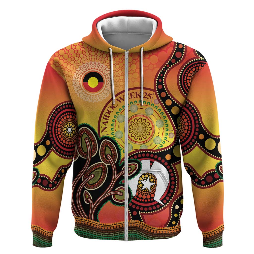 Australia NAIDOC Week Zip Hoodie The Next Generation Strength Vision And Legacy