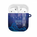 Personalised Matariki New Zealand AirPods Case Maori New Year Galaxy Koru Pattern - Aussie Hoodie