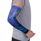Personalised Matariki New Zealand Arm Sleeves Maori New Year Galaxy Koru Pattern - Aussie Hoodie
