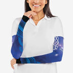 Personalised Matariki New Zealand Arm Sleeves Maori New Year Galaxy Koru Pattern - Aussie Hoodie