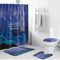 Personalised Matariki New Zealand Bathroom Set Maori New Year Galaxy Koru Pattern - Aussie Hoodie