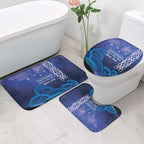 Personalised Matariki New Zealand Bathroom Set Maori New Year Galaxy Koru Pattern - Aussie Hoodie