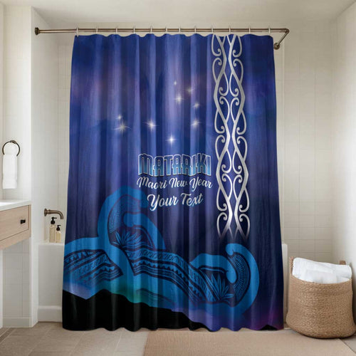 Personalised Matariki New Zealand Bathroom Set Maori New Year Galaxy Koru Pattern - Aussie Hoodie