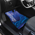 Personalised Matariki New Zealand Car Mats Maori New Year Galaxy Koru Pattern