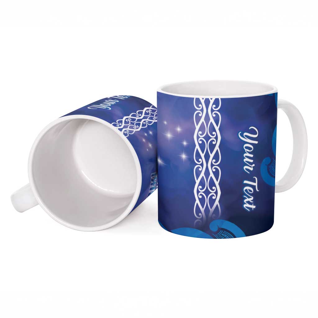 Personalised Matariki New Zealand Ceramic Mug Maori New Year Galaxy Koru Pattern - Aussie Hoodie