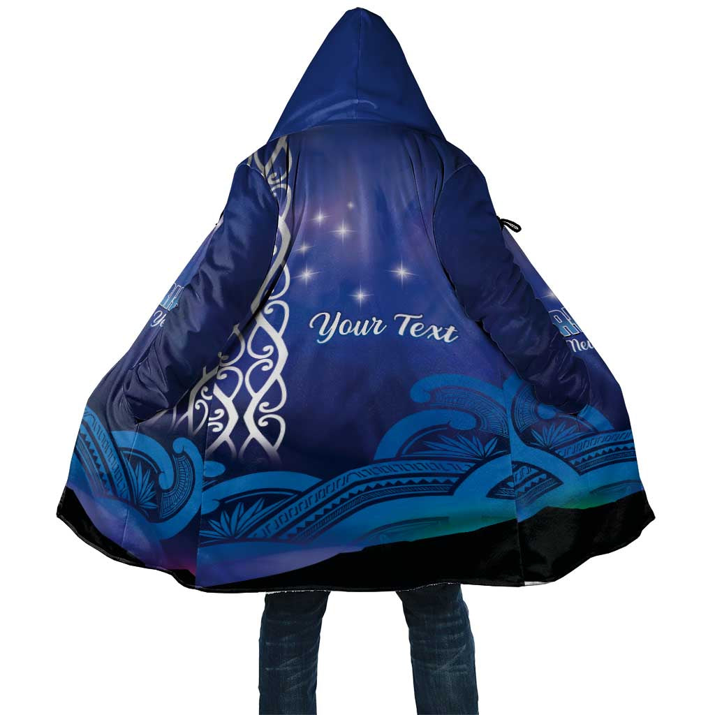 Personalised Matariki New Zealand Cloak Maori New Year Galaxy Koru Pattern - Aussie Hoodie