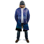 Personalised Matariki New Zealand Cloak Maori New Year Galaxy Koru Pattern - Aussie Hoodie