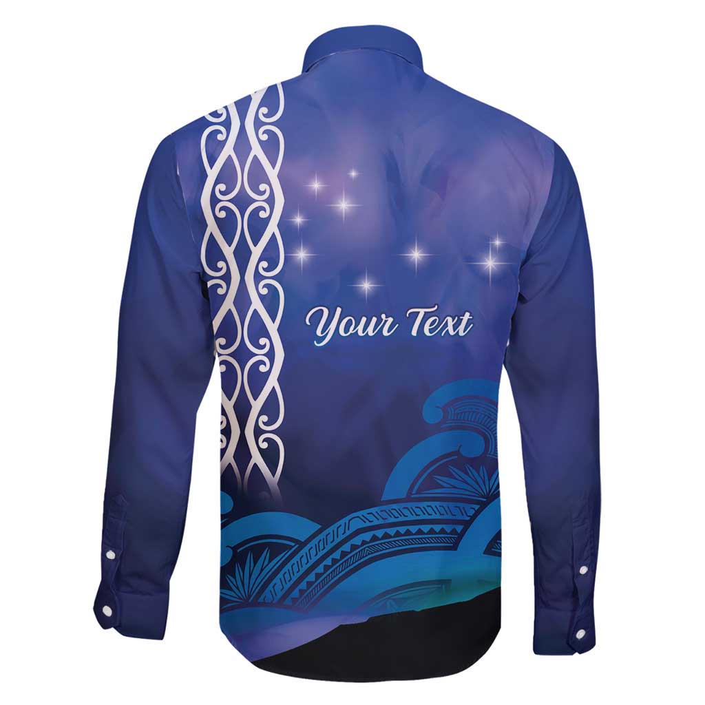 Personalised Matariki New Zealand Family Matching Off Shoulder Maxi Dress and Hawaiian Shirt Maori New Year Galaxy Koru Pattern