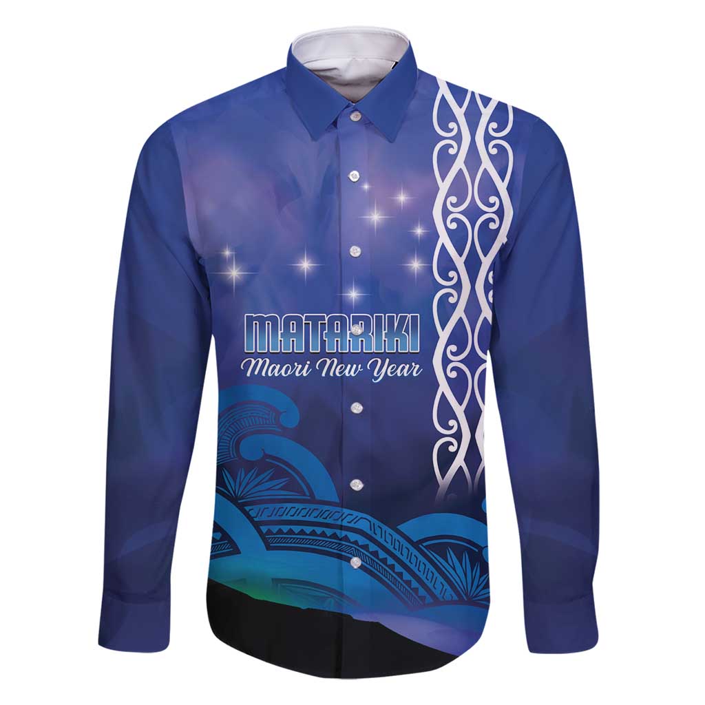 Personalised Matariki New Zealand Family Matching Off Shoulder Short Dress and Hawaiian Shirt Maori New Year Galaxy Koru Pattern