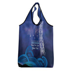 Personalised Matariki New Zealand Grocery Bag Maori New Year Galaxy Koru Pattern