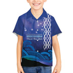 Personalised Matariki New Zealand Hawaiian Shirt Maori New Year Galaxy Koru Pattern