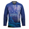Personalised Matariki New Zealand Hockey Jersey Maori New Year Galaxy Koru Pattern - Aussie Hoodie