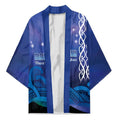 Personalised Matariki New Zealand Kimono Maori New Year Galaxy Koru Pattern - Aussie Hoodie