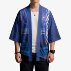 Personalised Matariki New Zealand Kimono Maori New Year Galaxy Koru Pattern - Aussie Hoodie