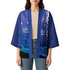 Personalised Matariki New Zealand Kimono Maori New Year Galaxy Koru Pattern - Aussie Hoodie
