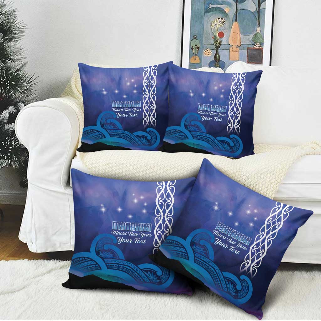 Personalised Matariki New Zealand Pillow Cover Maori New Year Galaxy Koru Pattern - Aussie Hoodie