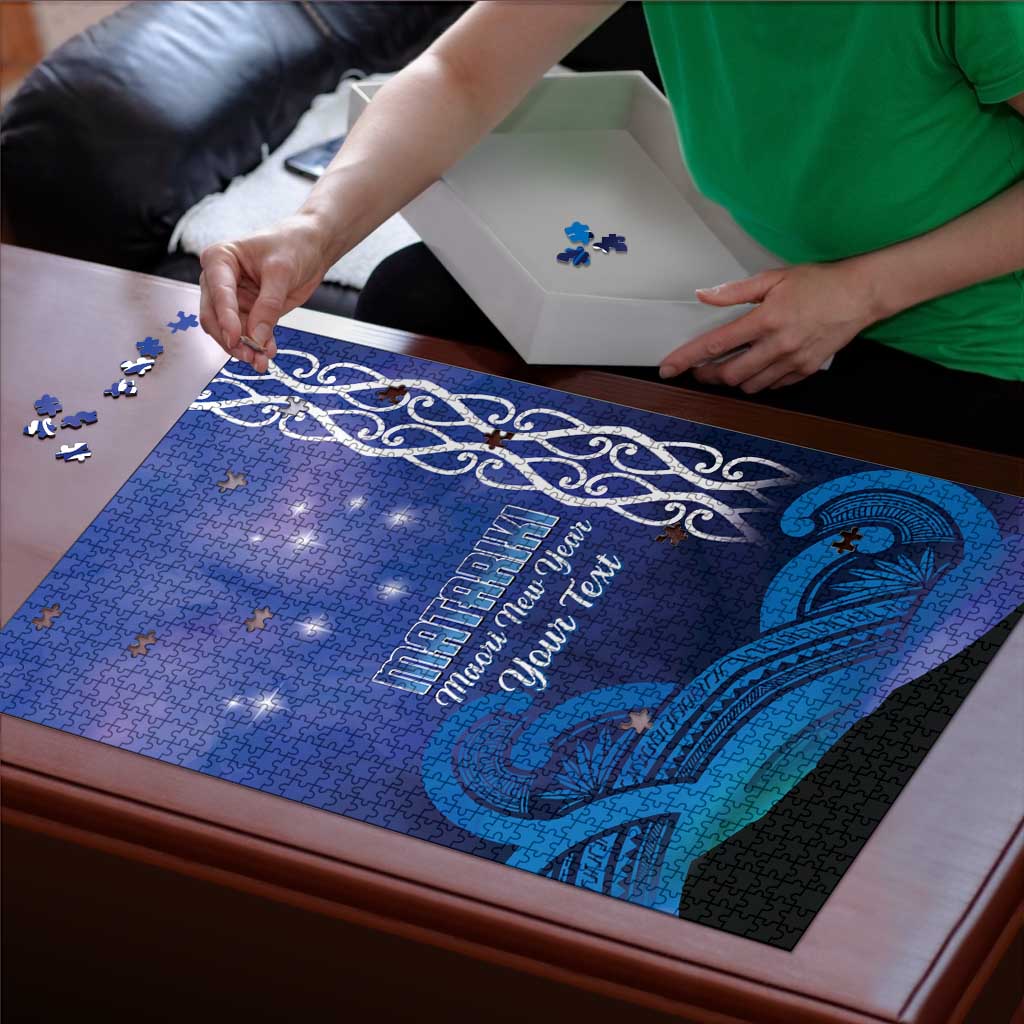 Personalised Matariki New Zealand Puzzle Maori New Year Galaxy Koru Pattern - Aussie Hoodie