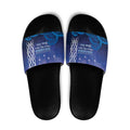 Personalised Matariki New Zealand Slide Sandals Maori New Year Galaxy Koru Pattern - Aussie Hoodie