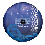 Personalised Matariki New Zealand Spare Tire Cover Maori New Year Galaxy Koru Pattern