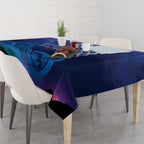 Personalised Matariki New Zealand Tablecloth Maori New Year Galaxy Koru Pattern