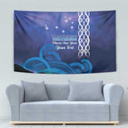 Personalised Matariki New Zealand Tapestry Maori New Year Galaxy Koru Pattern