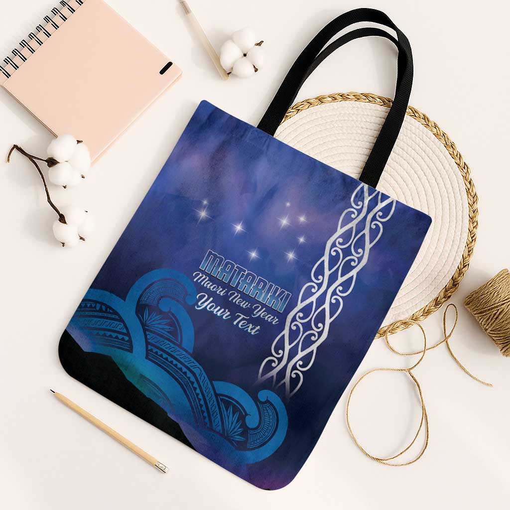 Personalised Matariki New Zealand Tote Bag Maori New Year Galaxy Koru Pattern - Aussie Hoodie