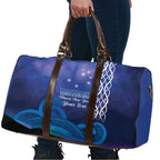 Personalised Matariki New Zealand Travel Bag Maori New Year Galaxy Koru Pattern - Aussie Hoodie
