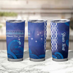 Personalised Matariki New Zealand Tumbler Cup Maori New Year Galaxy Koru Pattern