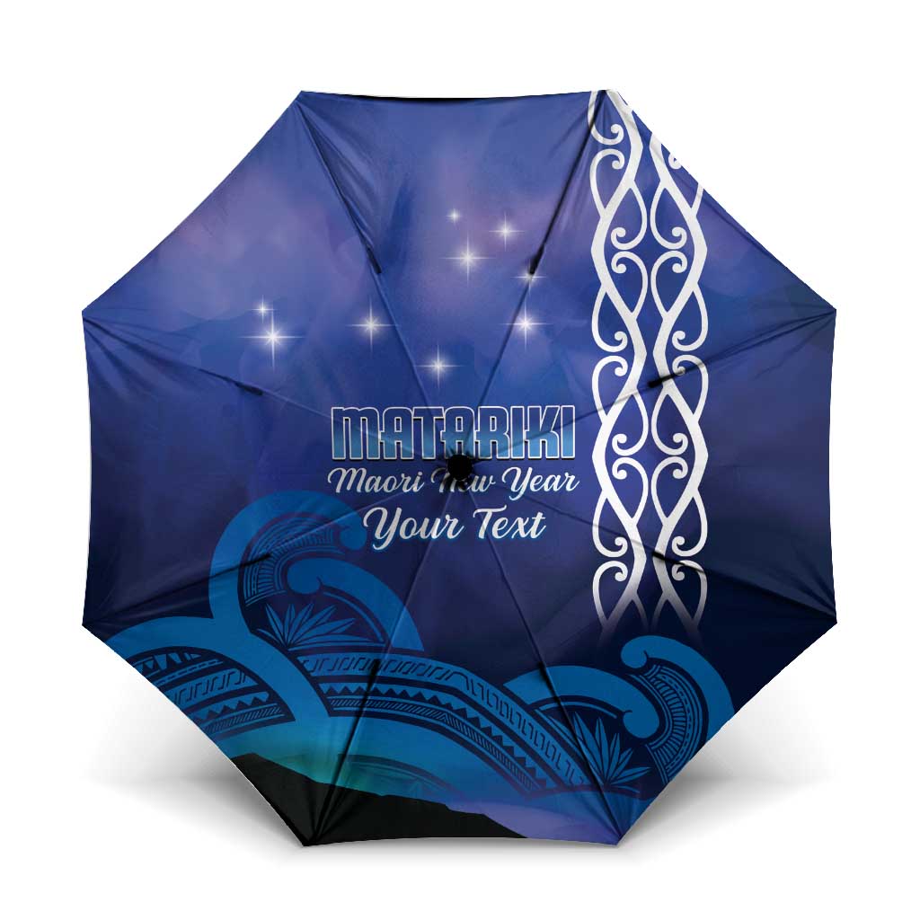 Personalised Matariki New Zealand Umbrella Maori New Year Galaxy Koru Pattern - Aussie Hoodie