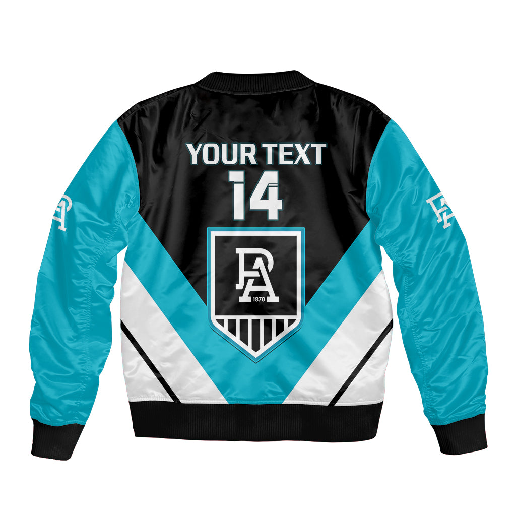 personalised-port-adelaide-football-2023-sleeve-zip-bomber-jacket-go-power-sporty-style