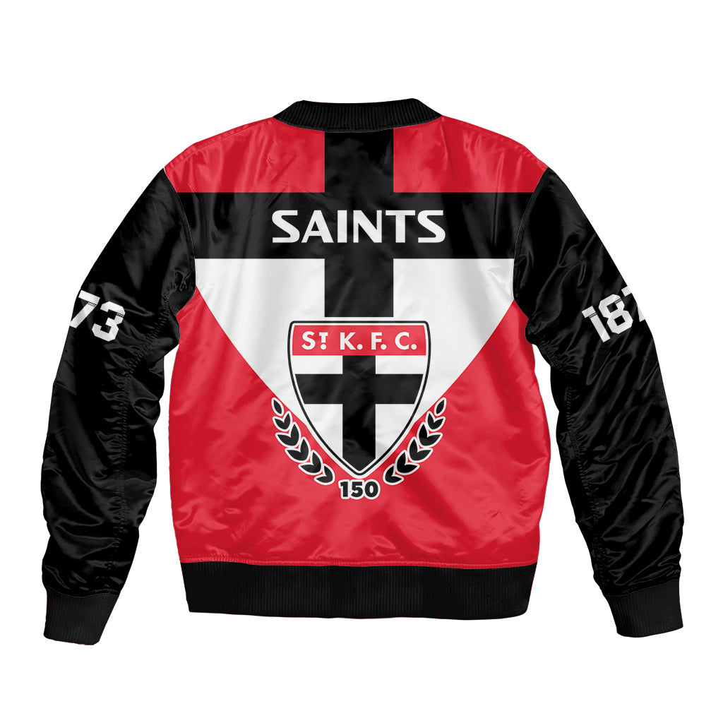 st-kilda-football-2023-bomber-jacket-saints-150th-anniversary-sporty-style
