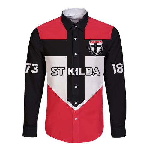 st-kilda-football-2023-long-sleeve-button-shirt-saints-150th-anniversary-sporty-style