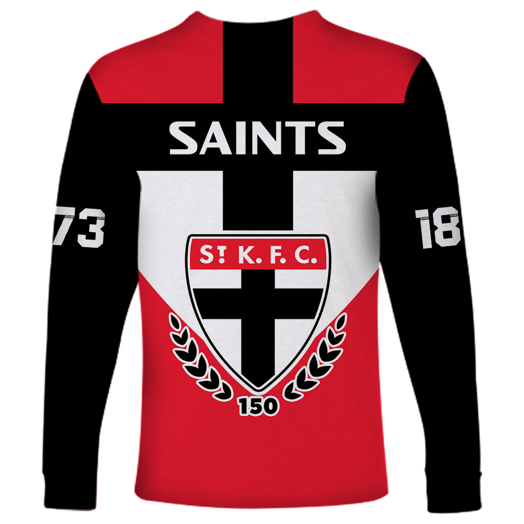 st-kilda-football-2023-long-sleeve-shirt-saints-150th-anniversary-sporty-style