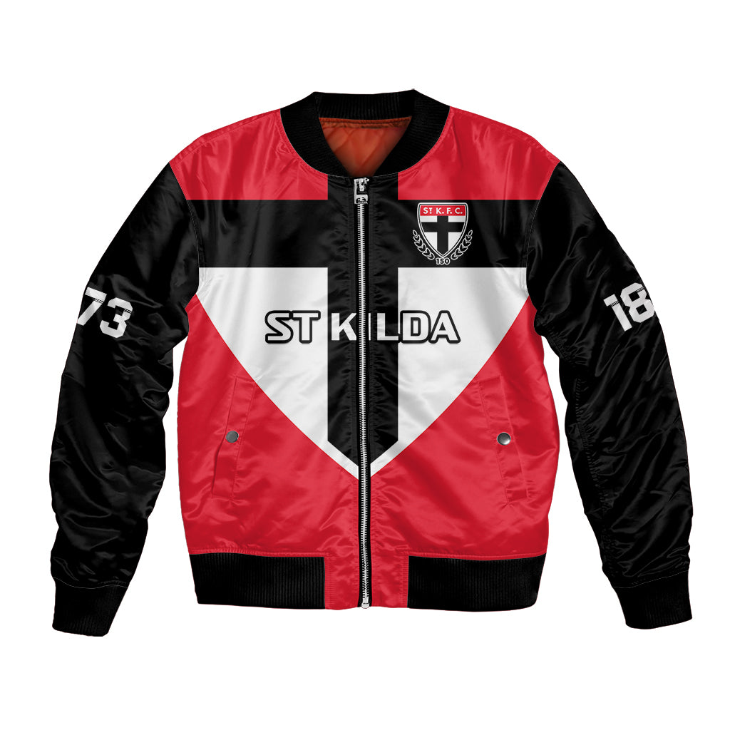 personalised-st-kilda-football-2023-bomber-jacket-saints-150th-anniversary-sporty-style