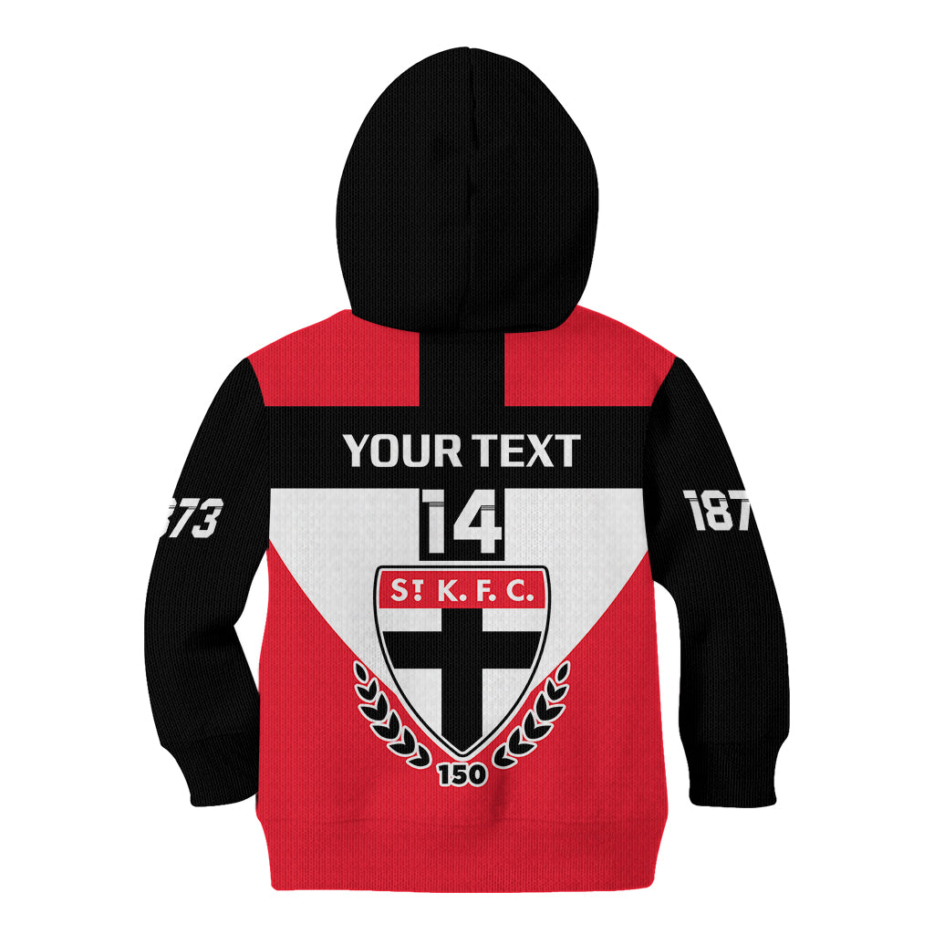 personalised-st-kilda-football-2023-kid-hoodie-saints-150th-anniversary-sporty-style