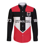 personalised-st-kilda-football-2023-long-sleeve-button-shirt-saints-150th-anniversary-sporty-style