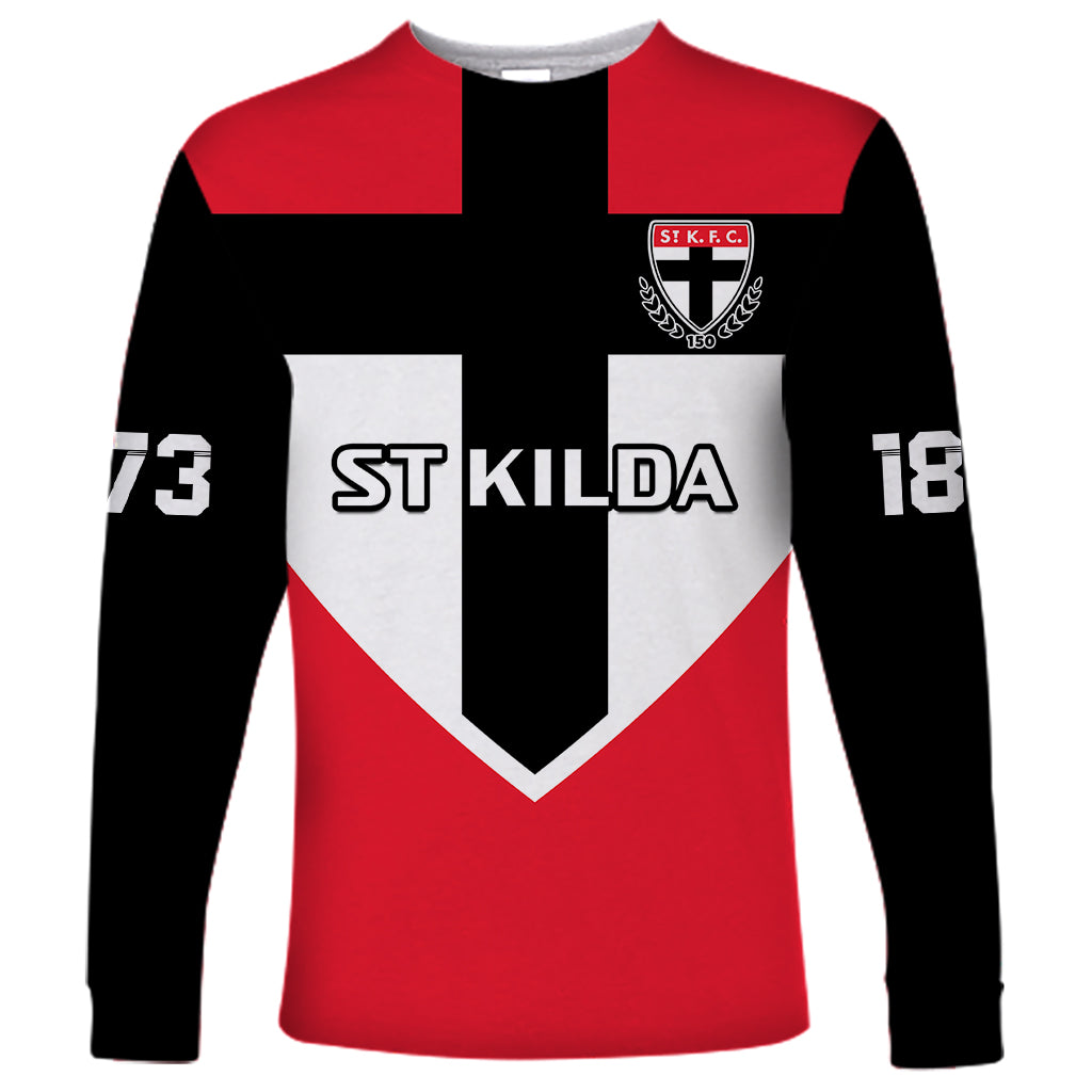 personalised-st-kilda-football-2023-long-sleeve-shirt-saints-150th-anniversary-sporty-style