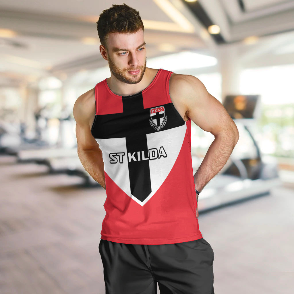 personalised-st-kilda-football-2023-men-tank-top-saints-150th-anniversary-sporty-style