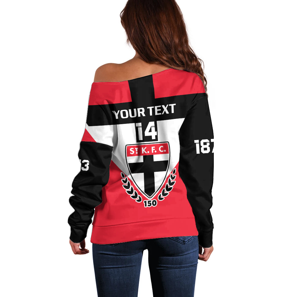 personalised-st-kilda-football-2023-off-shoulder-sweater-saints-150th-anniversary-sporty-style