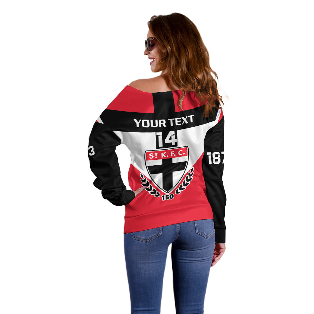 personalised-st-kilda-football-2023-off-shoulder-sweater-saints-150th-anniversary-sporty-style