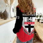 Personalised St Kilda Football 2023 Women Casual Shirt Saints 150th Anniversary Sporty Style LT14